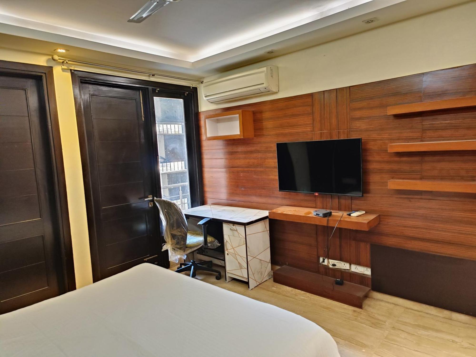 Greenleaf Apartment And Suites, Greater Kailash 1 Nuova Delhi Esterno foto
