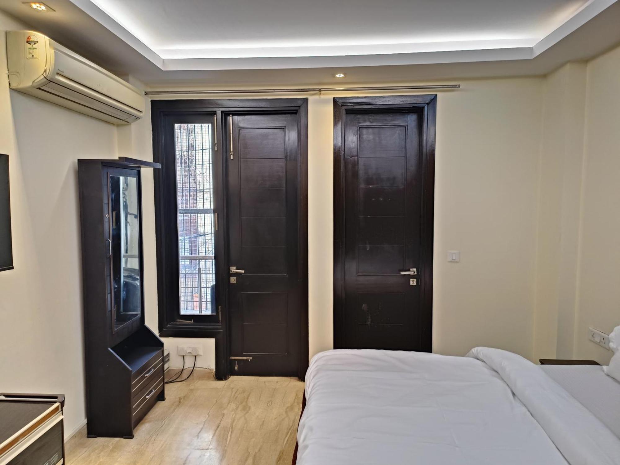 Greenleaf Apartment And Suites, Greater Kailash 1 Nuova Delhi Esterno foto